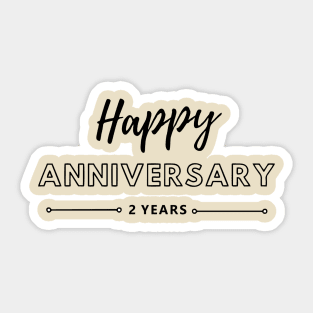 Happy Anniversary | 2 Year Sticker